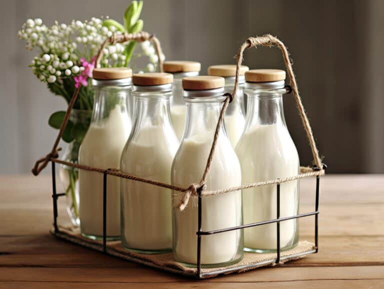 Kreislaufwirtschaft - Milch in Glasflaschen
