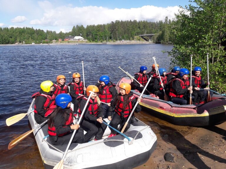 Doppeldiplom Programm Studierende bei Exkursion während des Studiums in Finnland