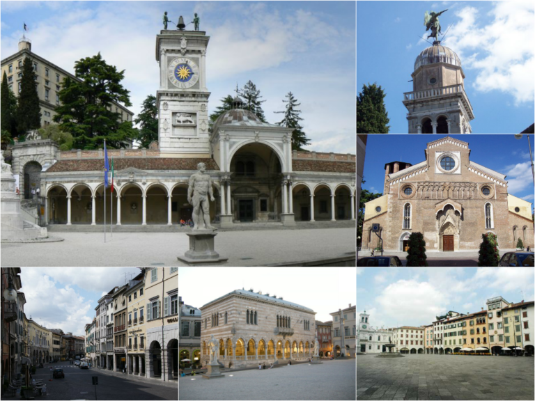 Doppeldiplom Programm in Udine - Collage Stadt